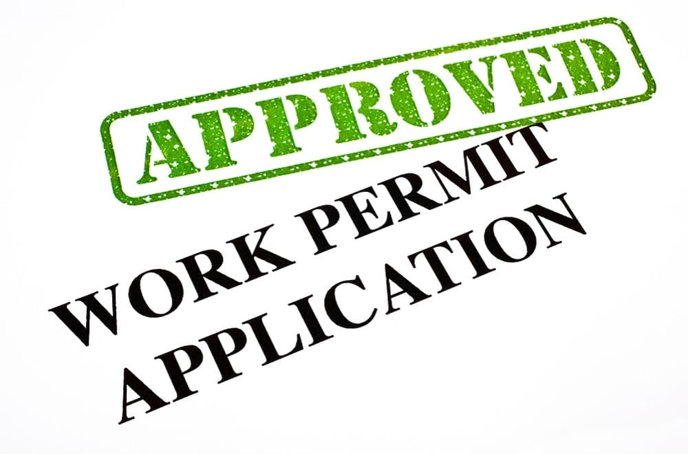  work permit application