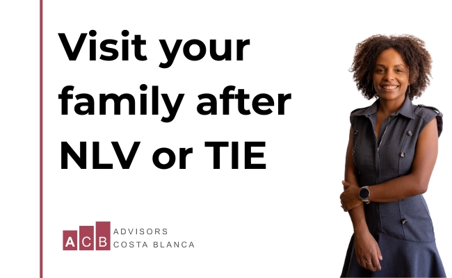 How often can you visit family or holiday in the UK from Spain once you’ve received your NLV or TIE?